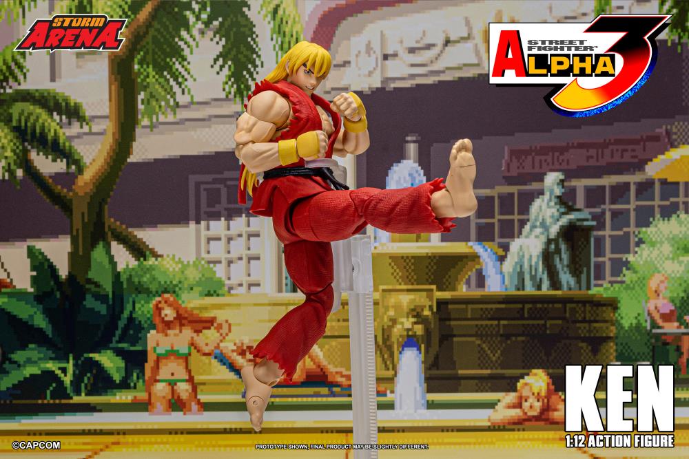 Street Fighter Alpha 3 Storm Arena Ken 1/12 Scale Action Figure
