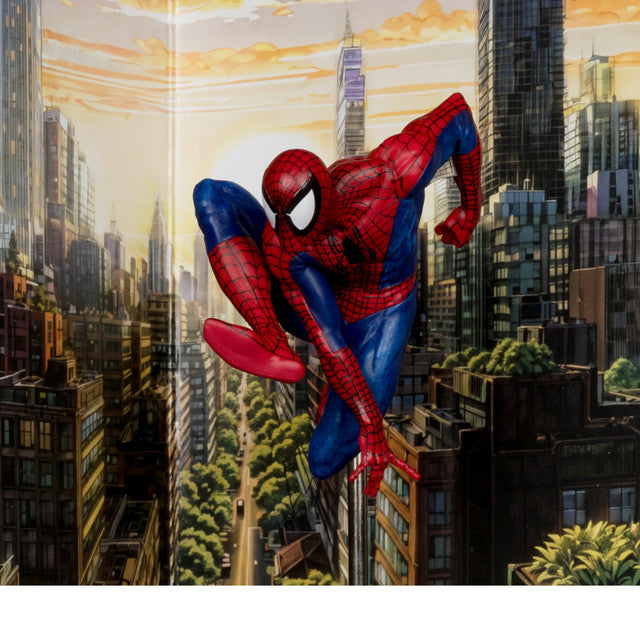 Mcfarlane Marvel Spider-Man (Spider-Man #6) 1:10th Scale Posed Figure w/Scene