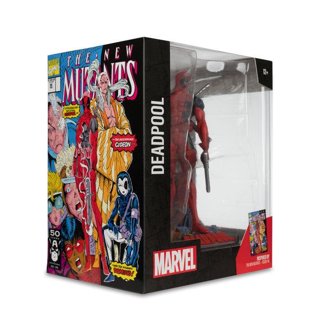 Mcfarlane Marvel Deadpool (The New Mutants #98) 1:10th Scale Posed Figure w/Scene