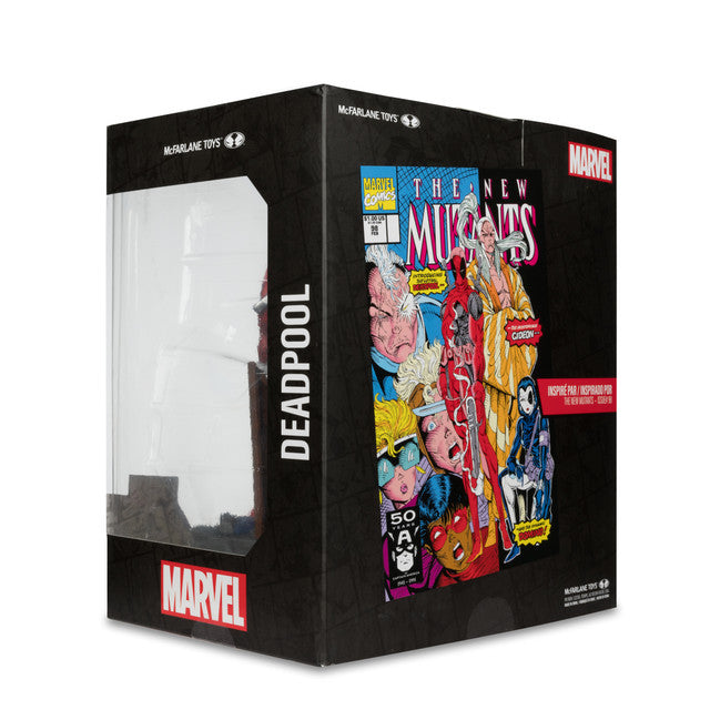 Mcfarlane Marvel Deadpool (The New Mutants #98) 1:10th Scale Posed Figure w/Scene