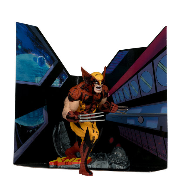 Mcfarlane Marvel Wolverine (X-Men #1) 1:10th Scale Posed Figure w/Scene