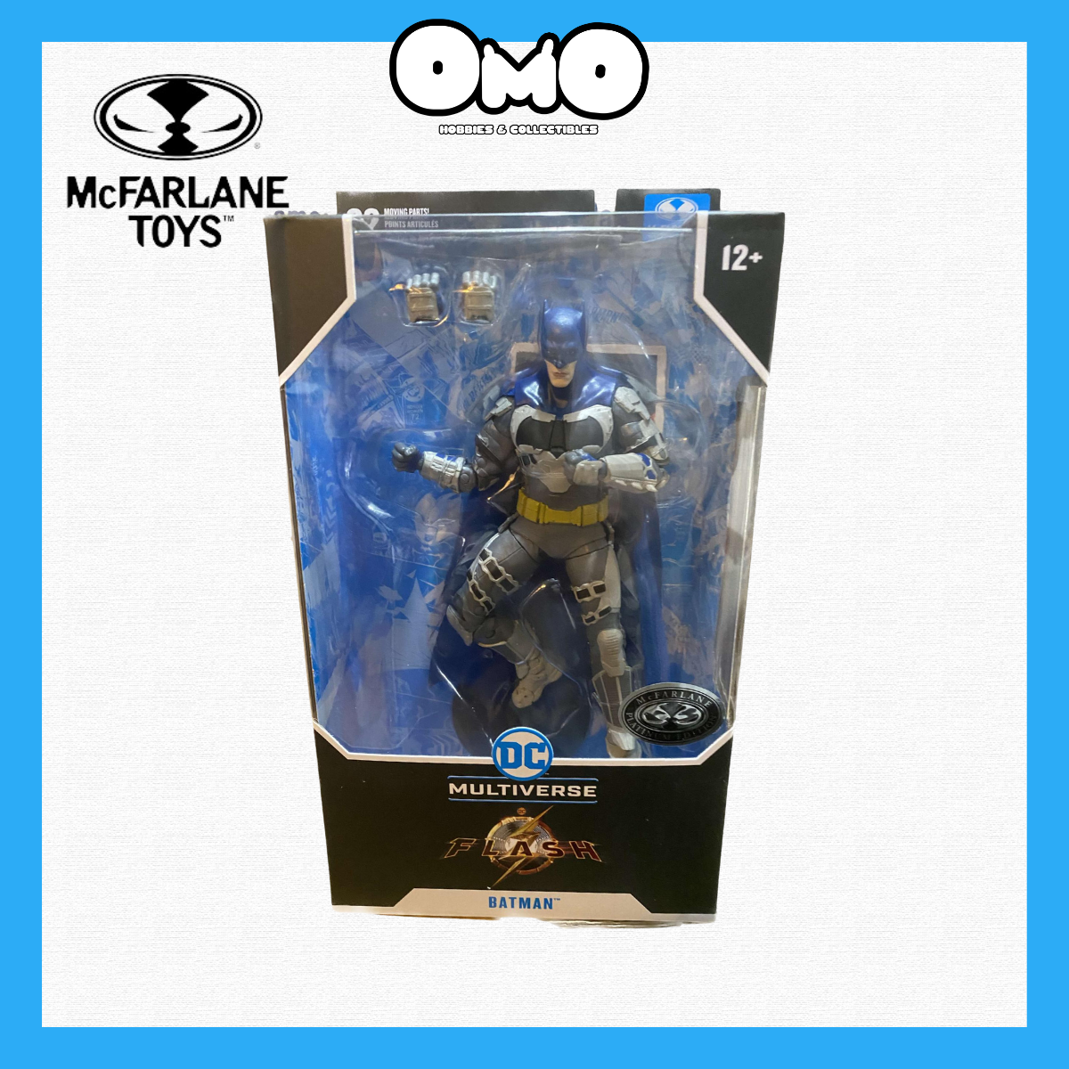 McFarlane DC MULTIVERSE 7IN – BATMAN (THE FLASH MOVIE) BLUE / GREY (Platinum Edition)
