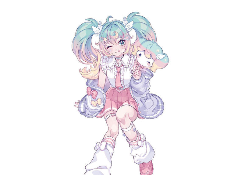 Hatsune Miku Sweet School Life Figure -Pastel ver.-
