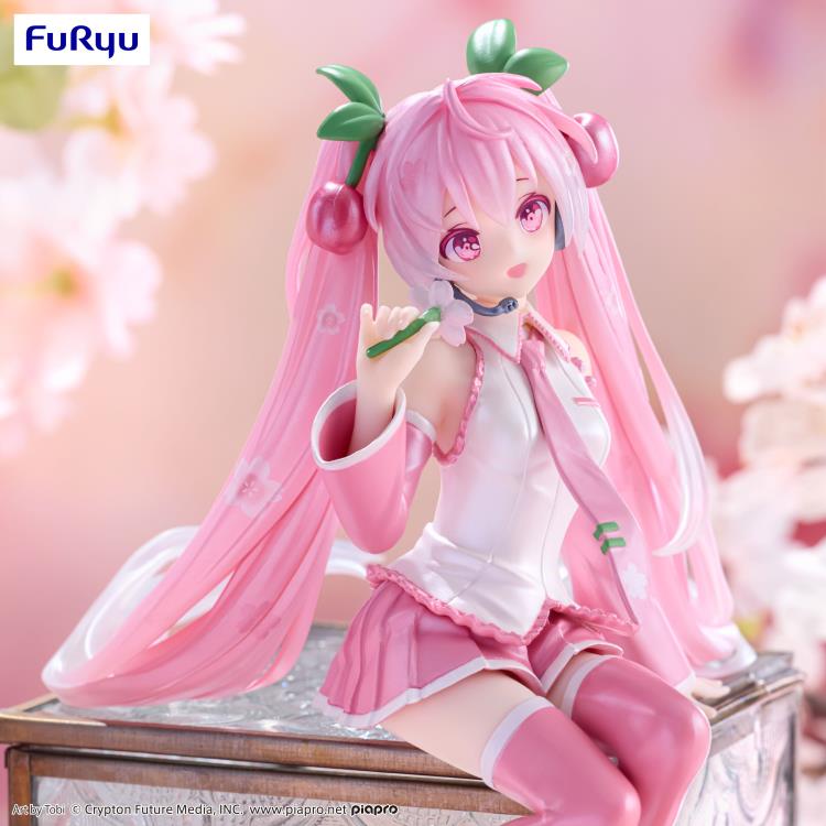 Vocaloid Sakura Miku (2024 Pearl Color Ver.) Noodle Stopper Figure