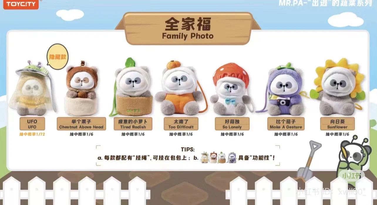 TOYCITY - Mr.PA The Escaped Vegetable Series Plush
