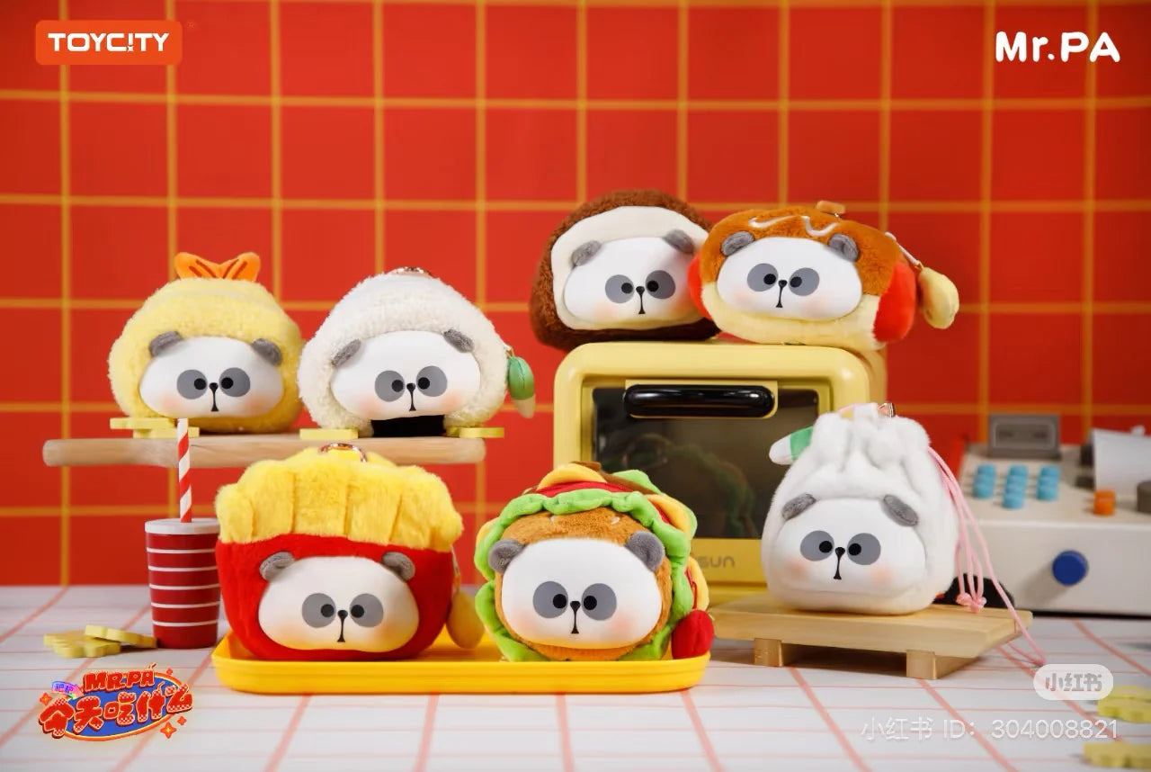 TOYCITY MR. PA What to Eat Today Plush Change Purse