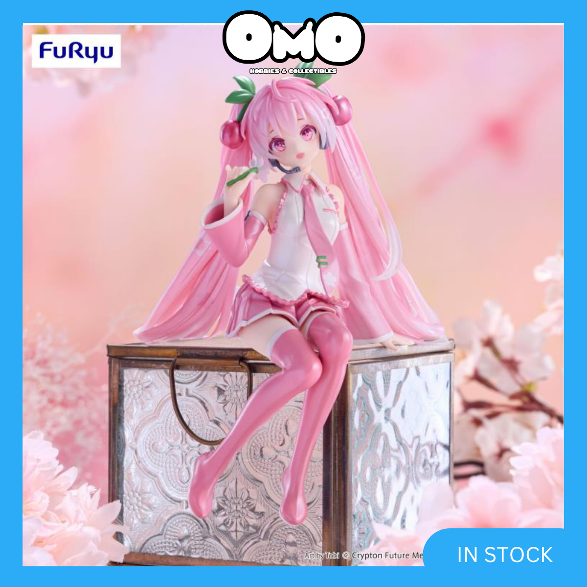 Vocaloid Sakura Miku (2024 Pearl Color Ver.) Noodle Stopper Figure