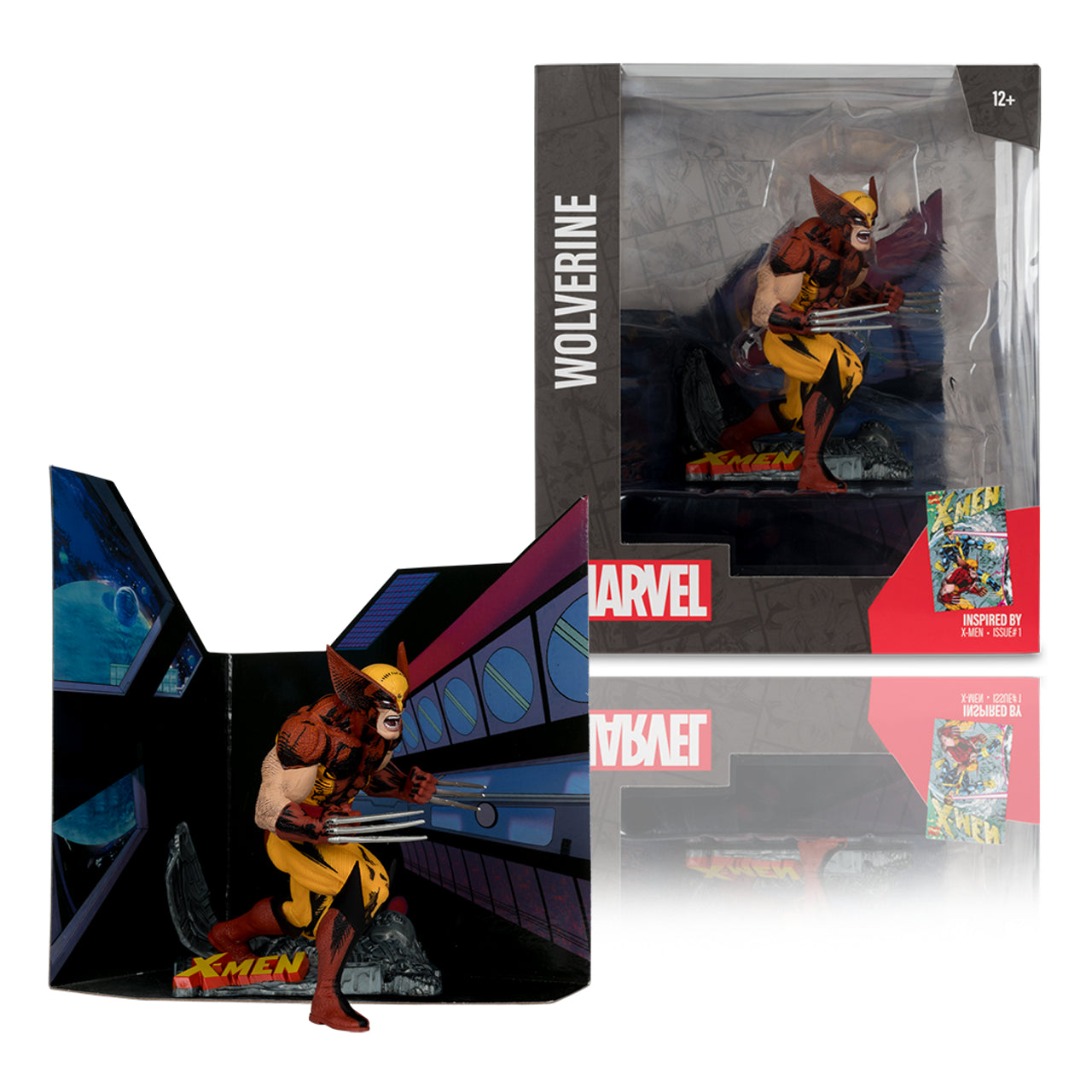 Mcfarlane Marvel Wolverine (X-Men #1) 1:10th Scale Posed Figure w/Scene