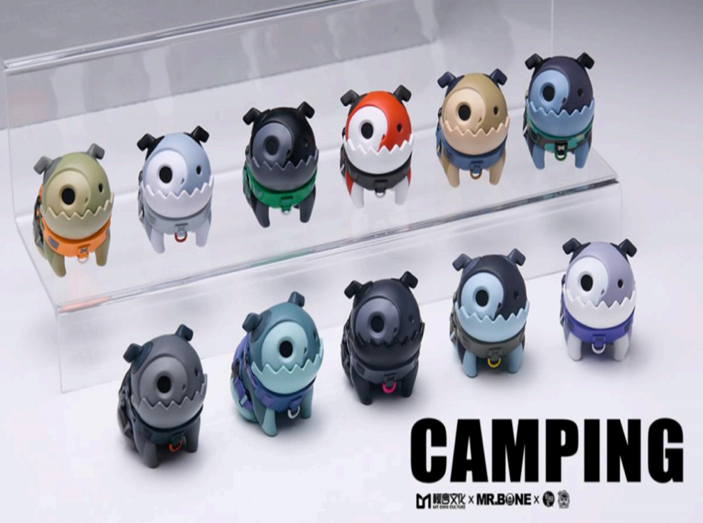 MR.BONE Camping zombie dogs Blind Box