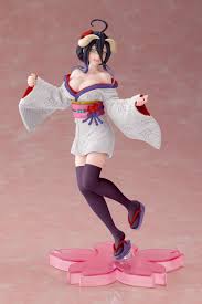 Taito-Overlord Coreful Figure - Albedo (Sakura Kimono Ver.) Renewal Edition