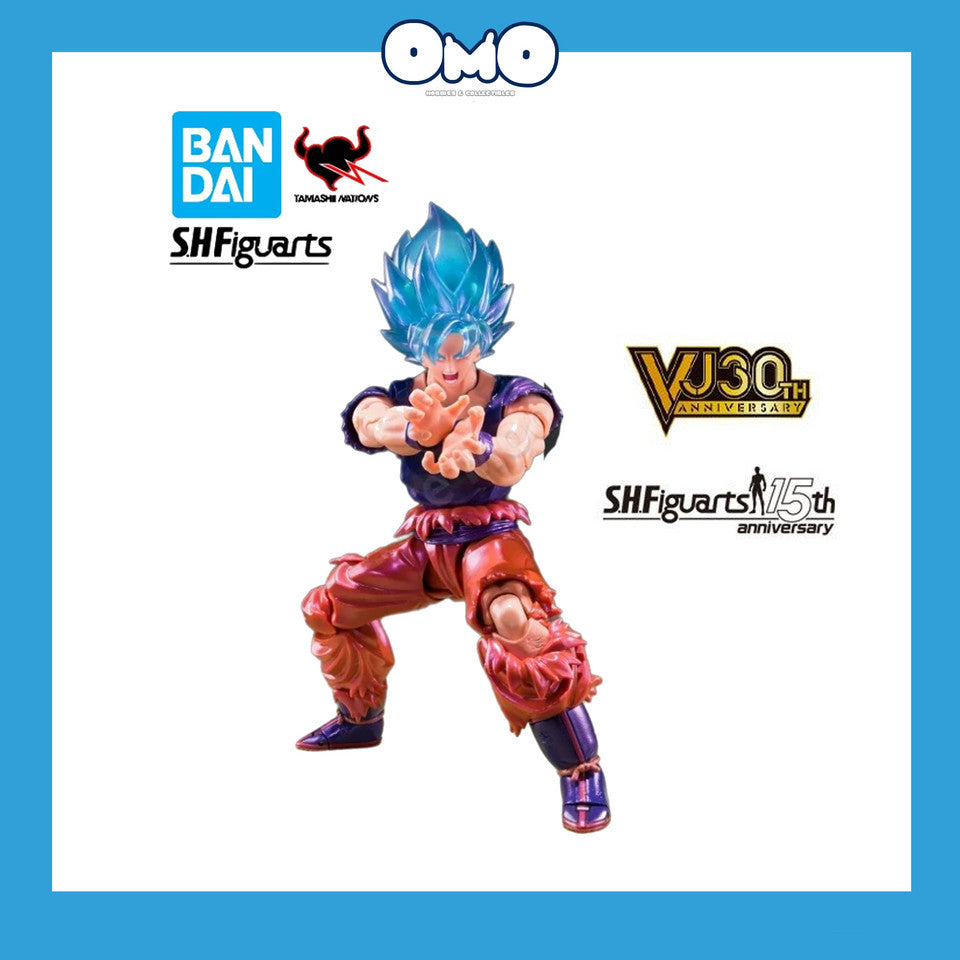 S.H. Figuarts Dragon Ball SSGSS SON GOKU KAIOKEN Ver. Vjump Limited 30th Anniversary
