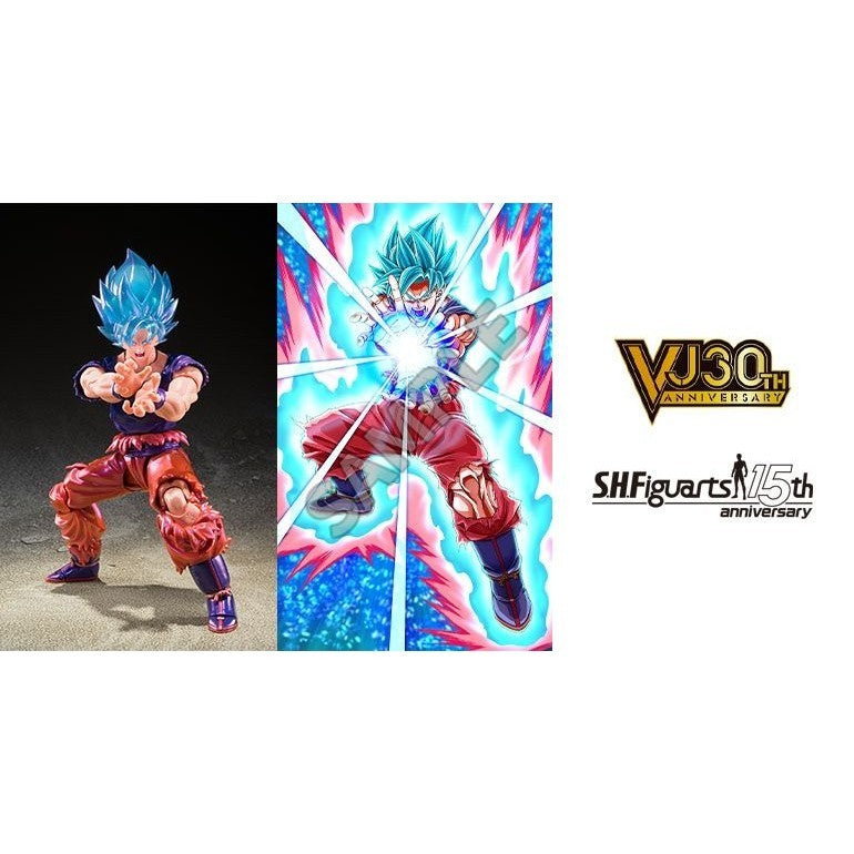 S.H. Figuarts Dragon Ball SSGSS SON GOKU KAIOKEN Ver. Vjump Limited 30th Anniversary