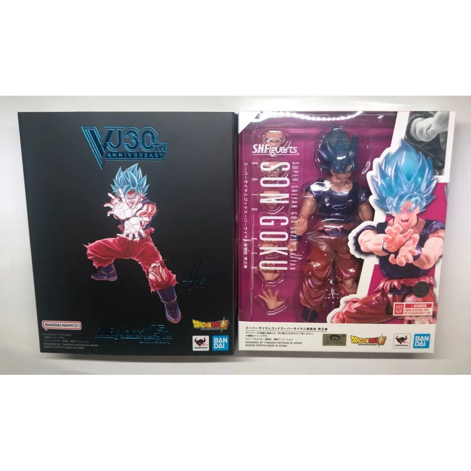 S.H. Figuarts Dragon Ball SSGSS SON GOKU KAIOKEN Ver. Vjump Limited 30th Anniversary