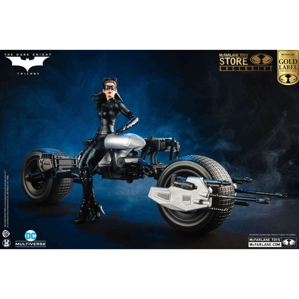 McFarlane Toys DC 7IN SCALE VEHICLES - BATPOD (THE DARK KNIGHT RISES) WITH CATWOMAN