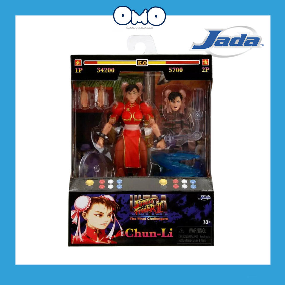 JADA TOYS Street Fighter - Chun-Li (Player 2) Red Ver. 6"
