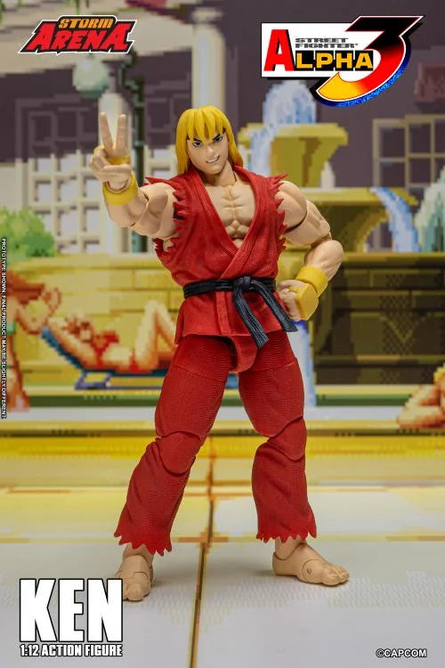Street Fighter Alpha 3 Storm Arena Ken 1/12 Scale Action Figure