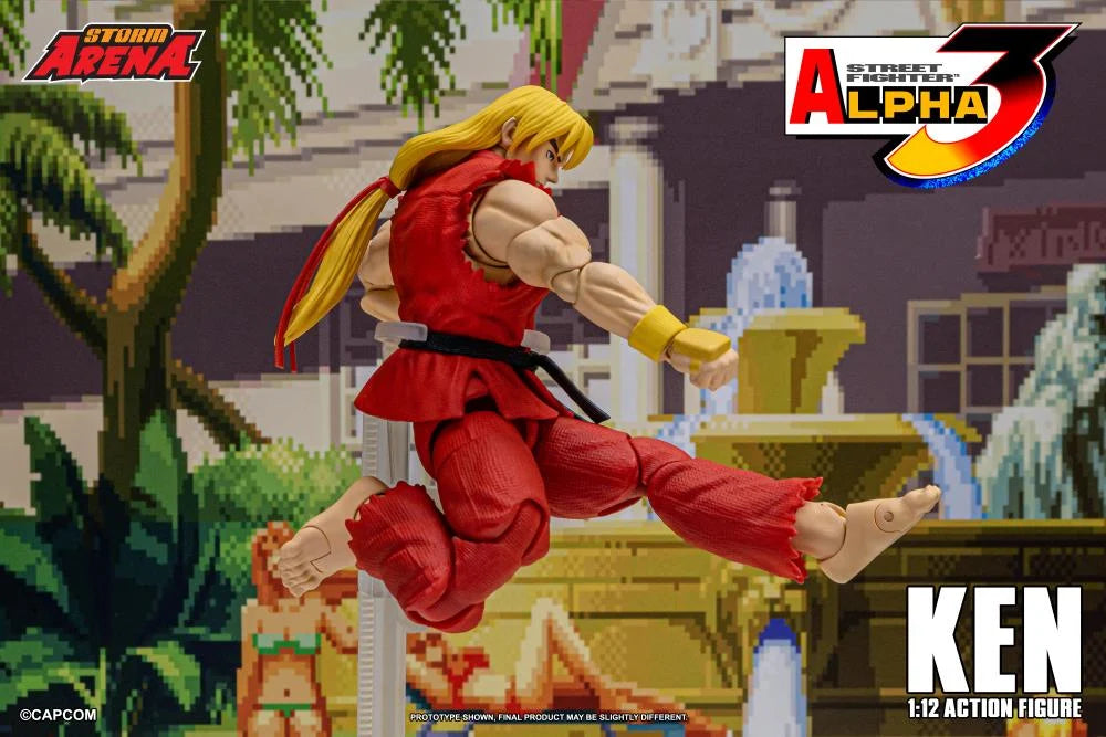 Street Fighter Alpha 3 Storm Arena Ken 1/12 Scale Action Figure