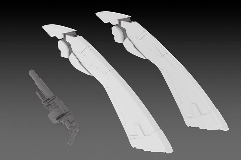 X-4+(PD-802) WEAPON SET1[ANGEL WING & M51GRENADE LAUNCHER]