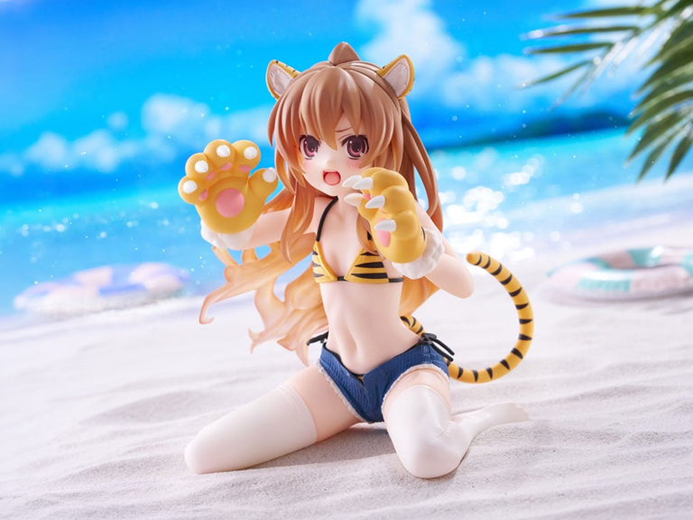 Toradora! Desktop Cute Figure - Taiga Aisaka (Tiger Costume Swimwear Ver.) (40pcs/case)