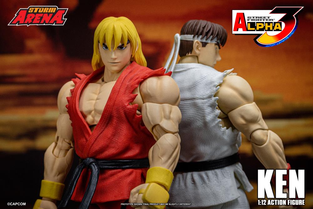 Street Fighter Alpha 3 Storm Arena Ken 1/12 Scale Action Figure