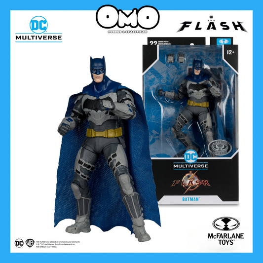 McFarlane DC MULTIVERSE 7IN – BATMAN (THE FLASH MOVIE) BLUE / GREY (Platinum Edition)