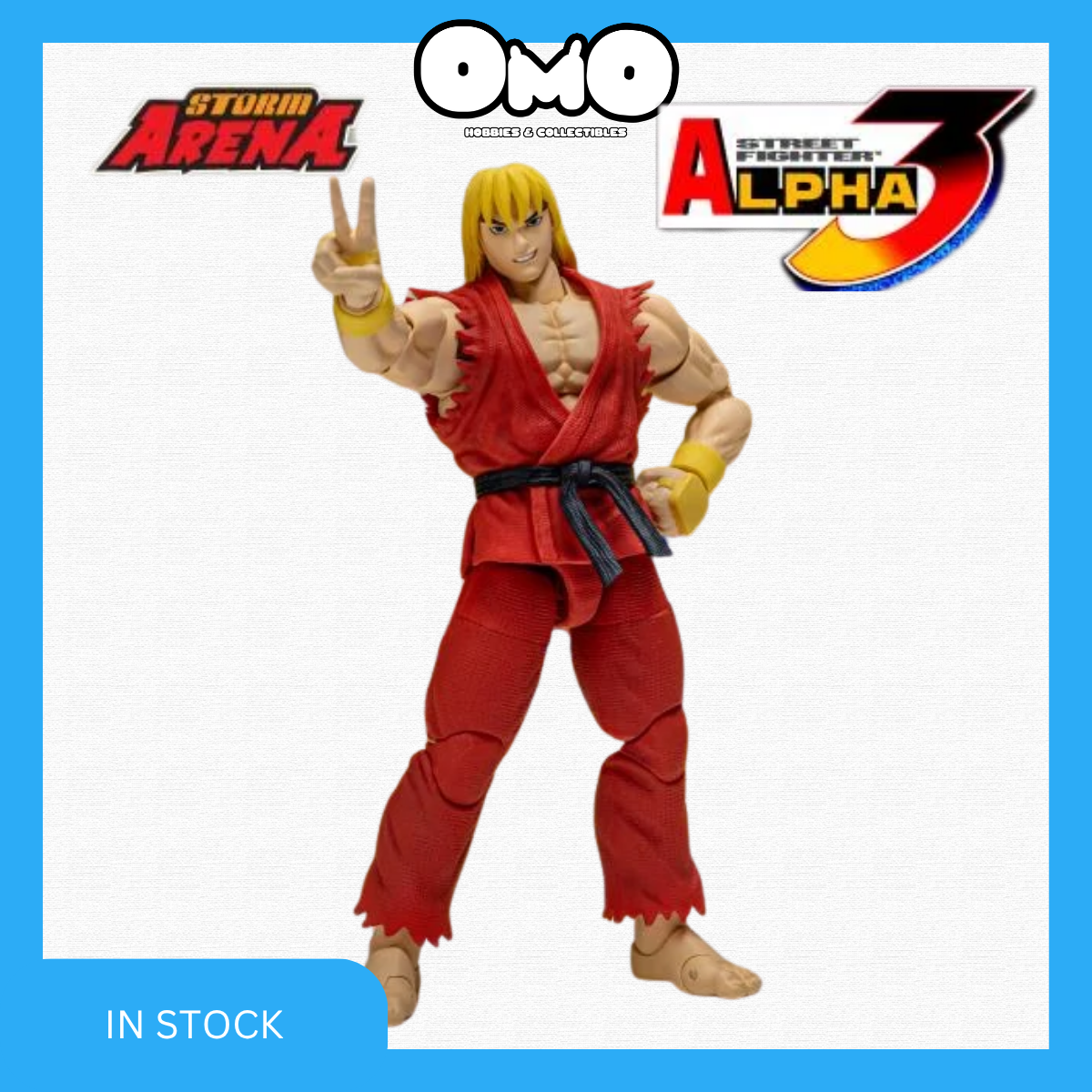 Street Fighter Alpha 3 Storm Arena Ken 1/12 Scale Action Figure