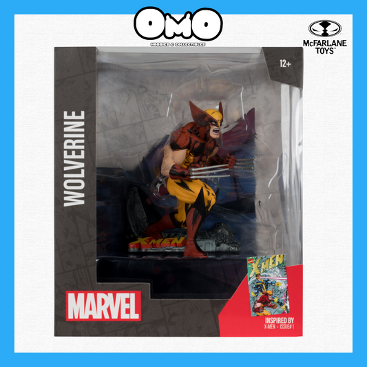 Mcfarlane Marvel Wolverine (X-Men #1) 1:10th Scale Posed Figure w/Scene