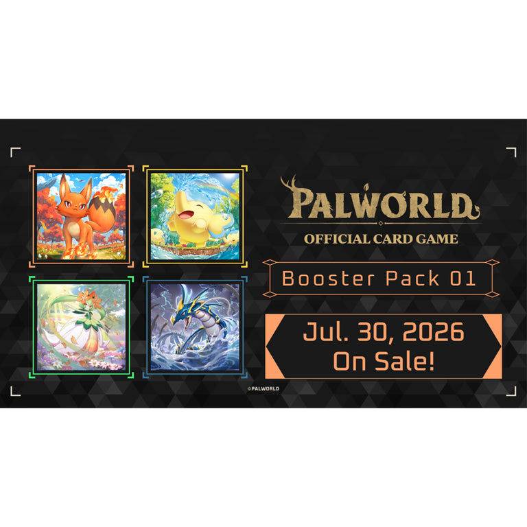 Pre-Order Palworld Official Card Game (English) Trial Deck Dawn of Palpagos Red Blue [POCGe-TD01]