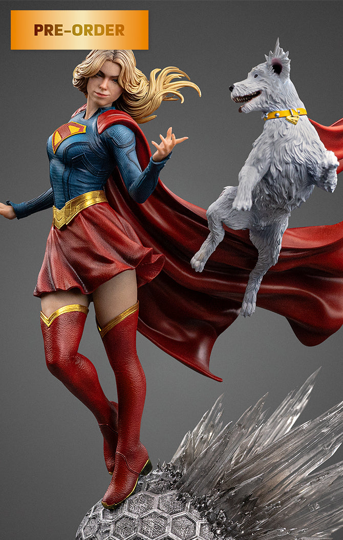 Supergirl & Krypto - Supergirl Movie - Art Scale 1/10