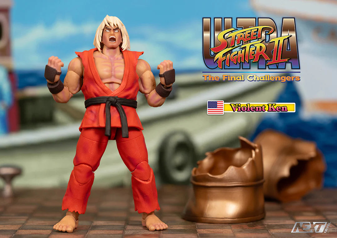 JADA TOYS Violent Ken 1/12 Scale Action Figure Deluxe Set Ultra Street Fighter II (Exclusive)