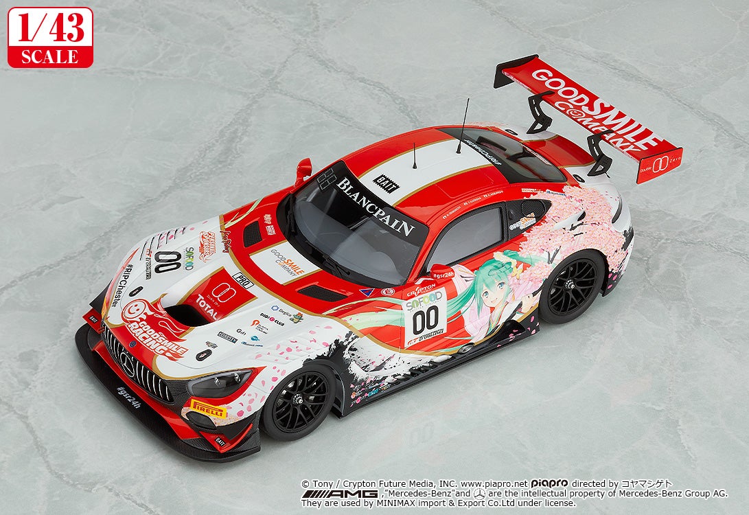 [PRE-ORDER] 1/43 Good Smile Hatsune Miku AMG 2017 SPA24H Ver.