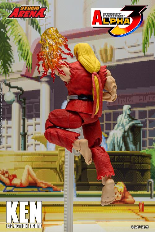 Street Fighter Alpha 3 Storm Arena Ken 1/12 Scale Action Figure