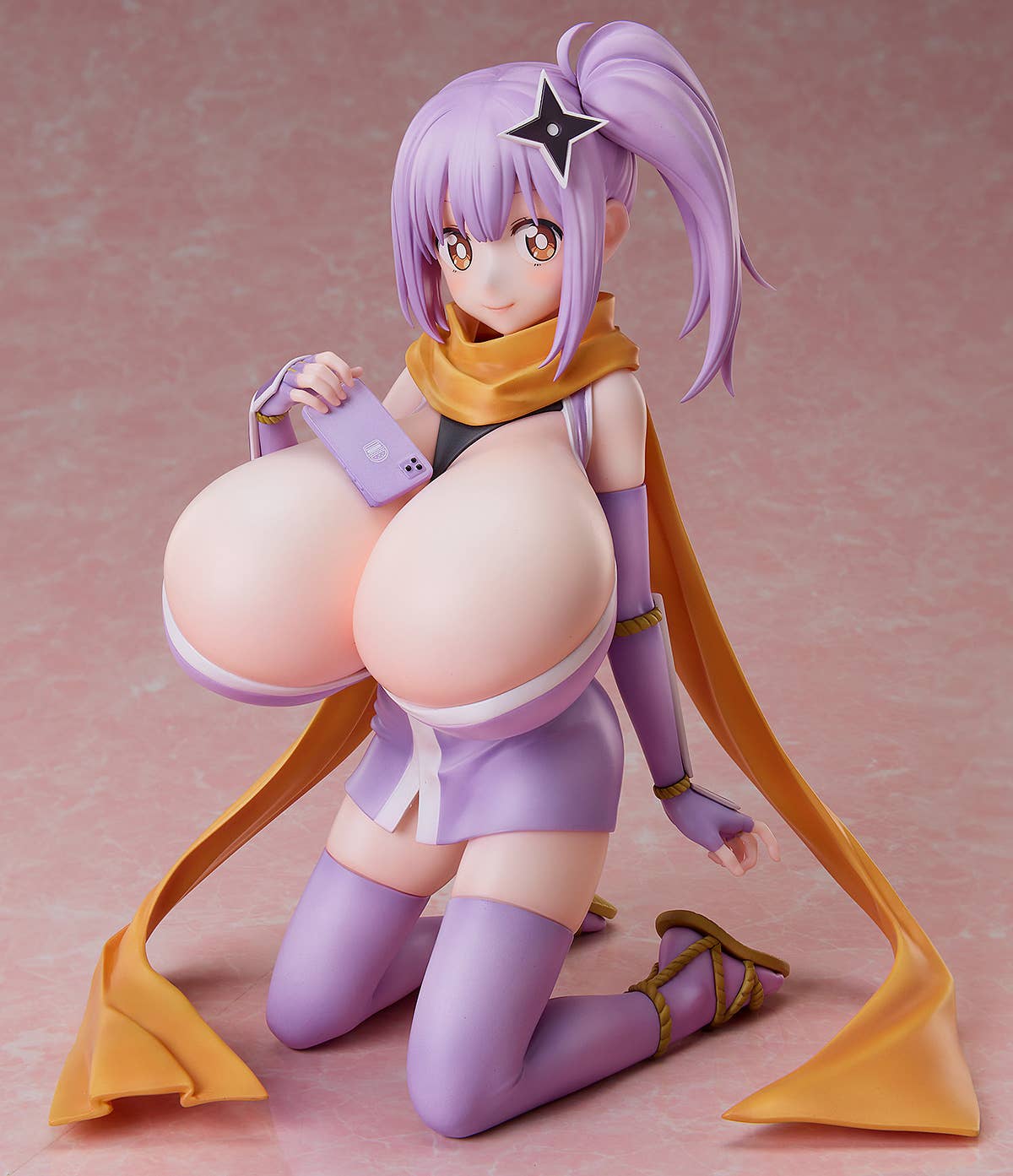 A Ninja and an Assassin Under One Roof Diecut Sticker Satoko Kusagakure Huge‑Breasted Ver. 1/4 Complete Figure