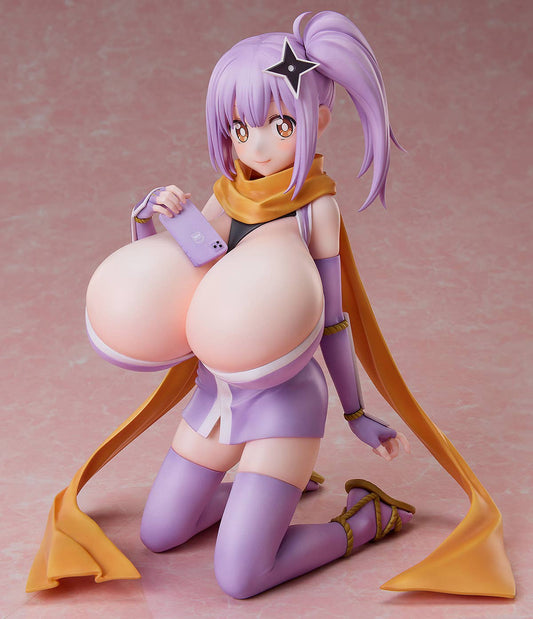 A Ninja and an Assassin Under One Roof Diecut Sticker Satoko Kusagakure Huge‑Breasted Ver. 1/4 Complete Figure