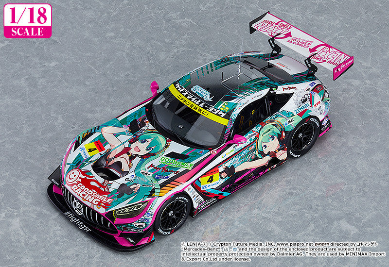 [PRE-ORDER] 1/18th Scale Good Smile Hatsune Miku AMG 2020 SUPER GT Okayama Test Ver.