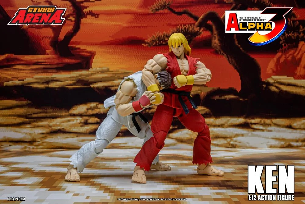 Street Fighter Alpha 3 Storm Arena Ken 1/12 Scale Action Figure