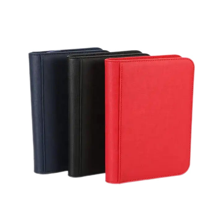 TCG Leather Zipper Binder Album 9 Pockets