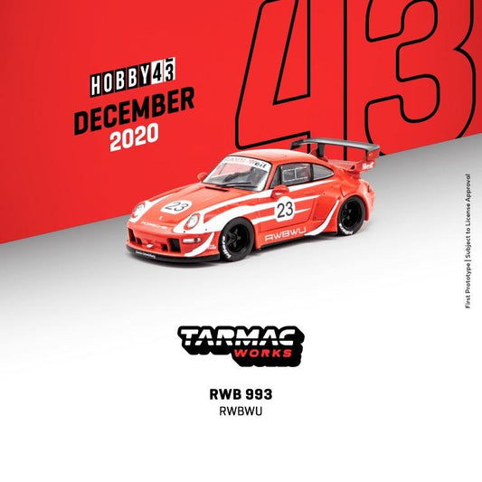 Tarmac Works 1:43 Porsche RWB 993 RWB WU #23 (Red)