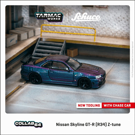 Tarmac Works 1:64 Nissan Skyline GT-R (R34) Z-tune